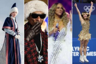 From cashmere couture to ‘pierced’ teeth, these athletes and A-listers at the Milan Olympics served up gold-medal looks