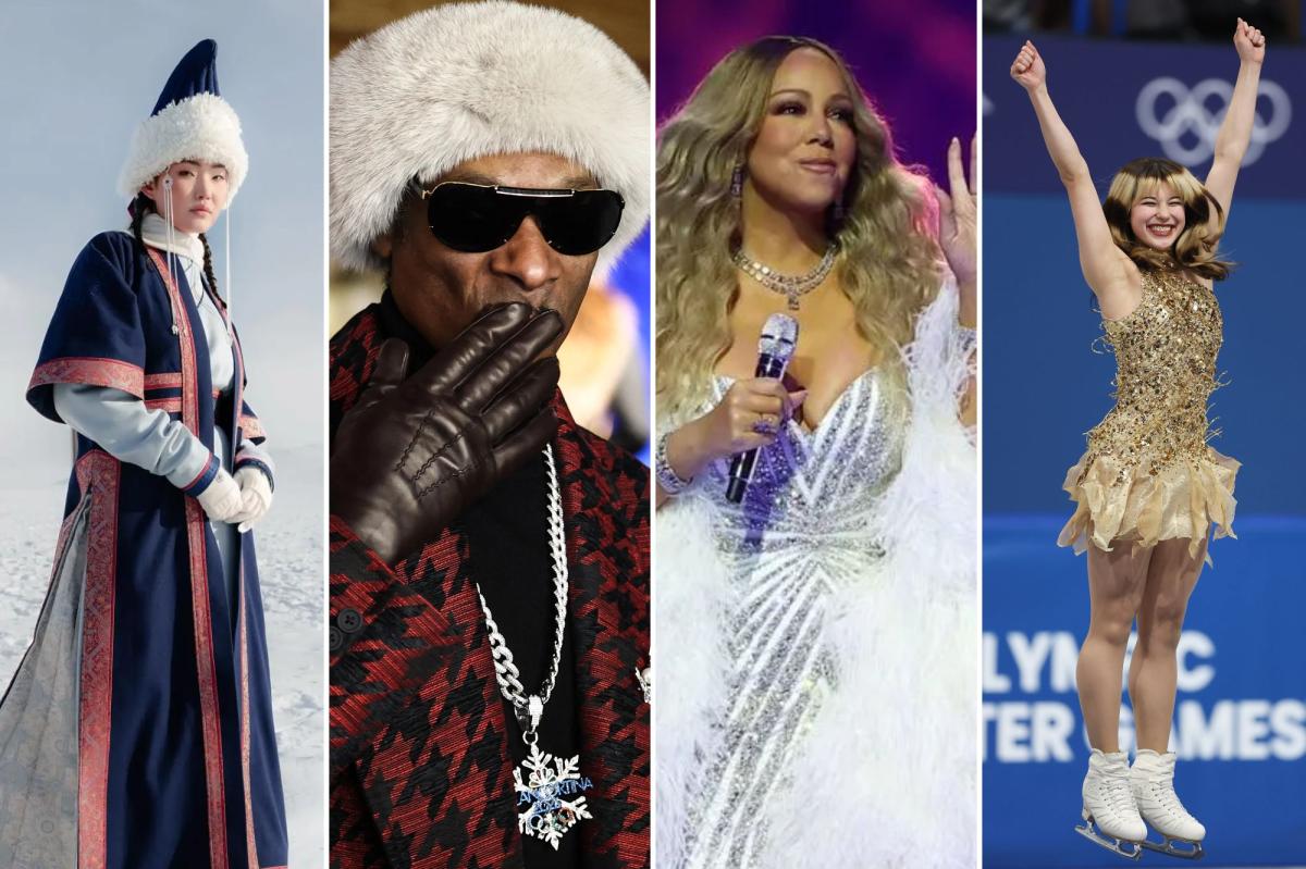 From cashmere couture to ‘pierced’ teeth, these athletes and A-listers at the Milan Olympics served up gold-medal looks