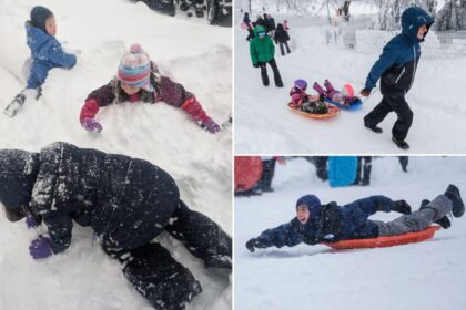 Exclusive | I dreaded a snow day with my kids — but discovered a throwback to a simpler time in the blizzard of chaos