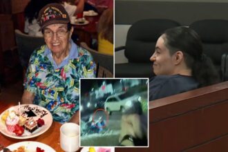 Smirking Vegas thieves blame police for crash that killed 101-year-old WWII veteran — as they’re sentenced to prison