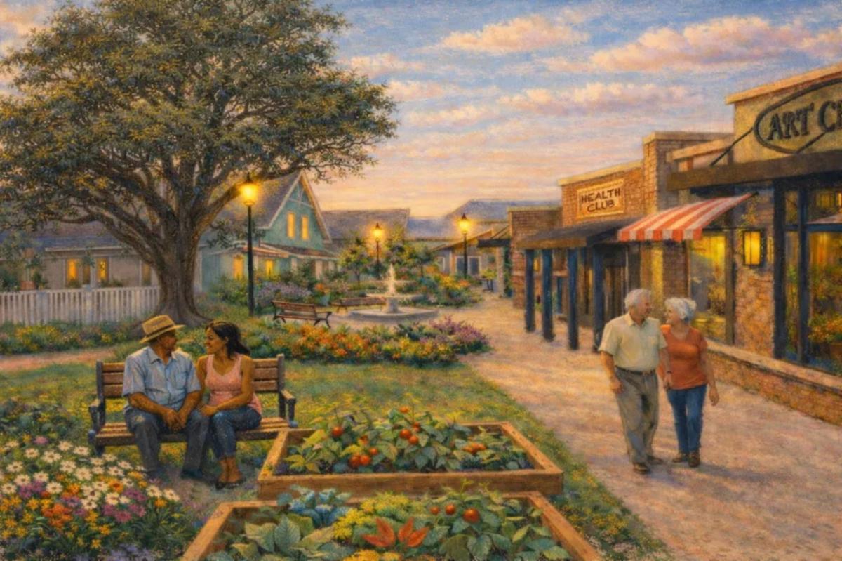  million ‘dementia village’ will include a restaurant, spa and grocery store — and housing for caretakers