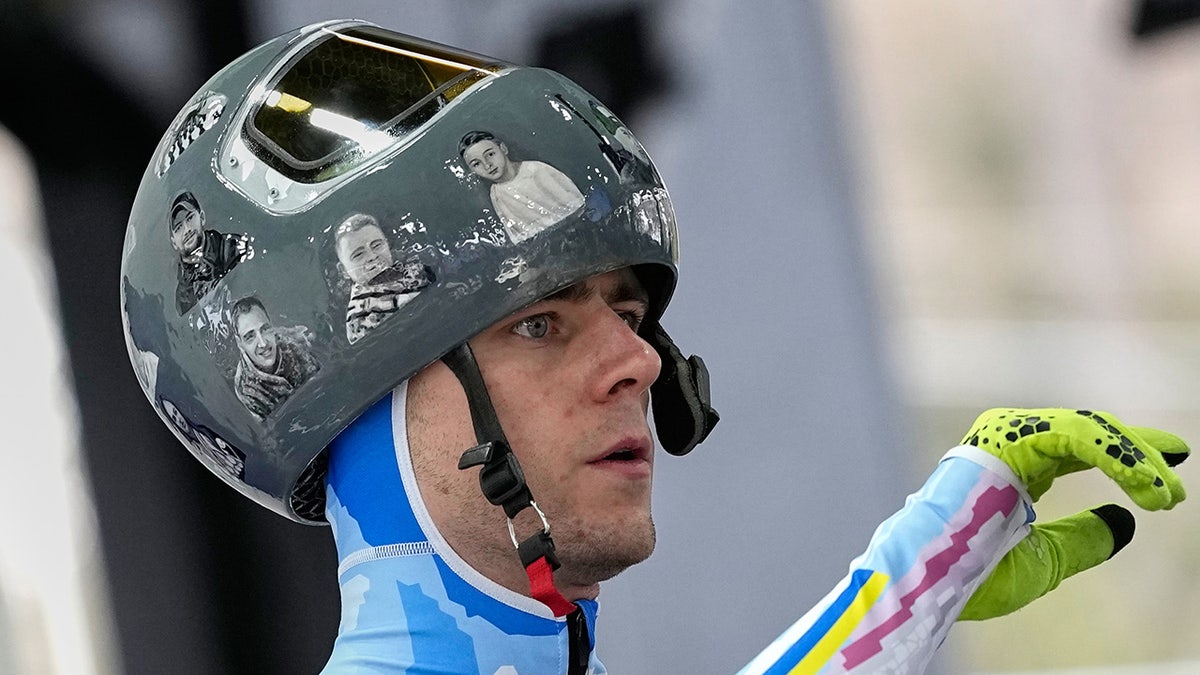 Vladyslav Heraskevych in a training session