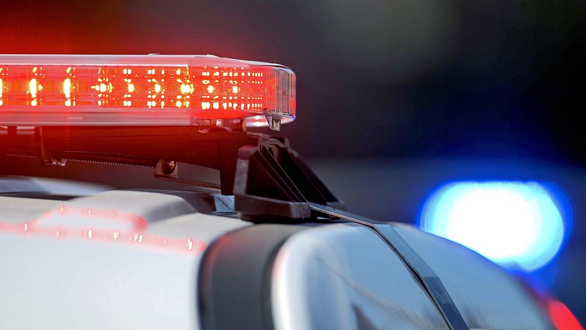 Sirens on a police unit.