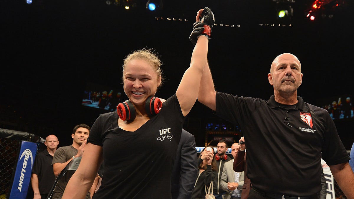 Ronda Rousey after win