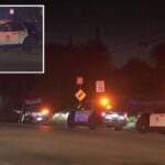 LA cops fighting for their lives after horror crash chasing suspected drunk driver
