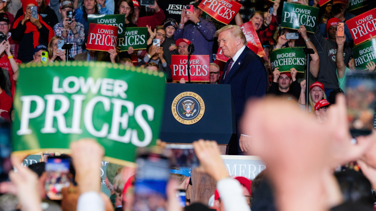 U.S. President Donald Trump gives a speech on the economy in North Carolina