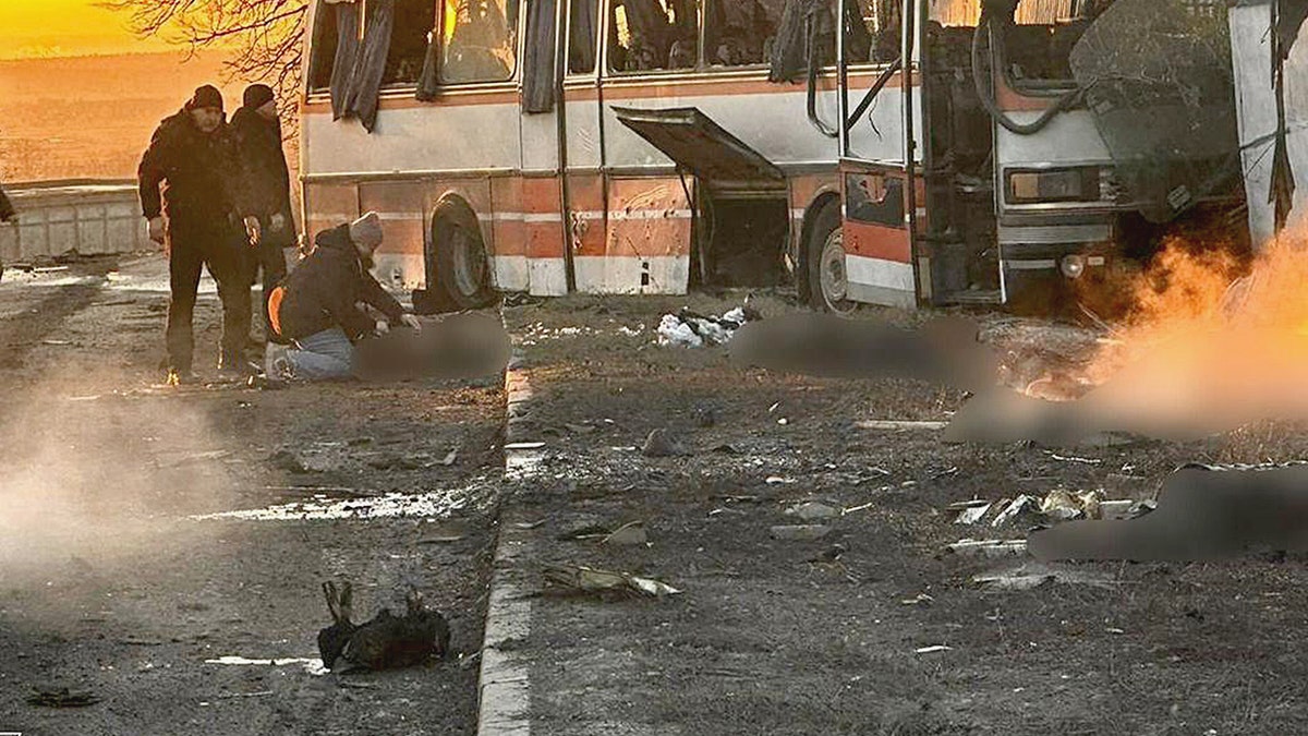 Ukraine bus attack