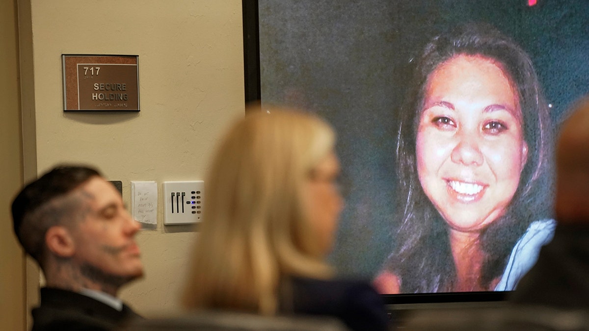 A photo of Diane Ruiz shown in court.