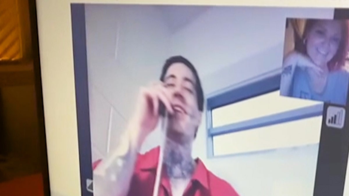 Wade Wilson in a jailhouse call with admirer Alexis Williams.