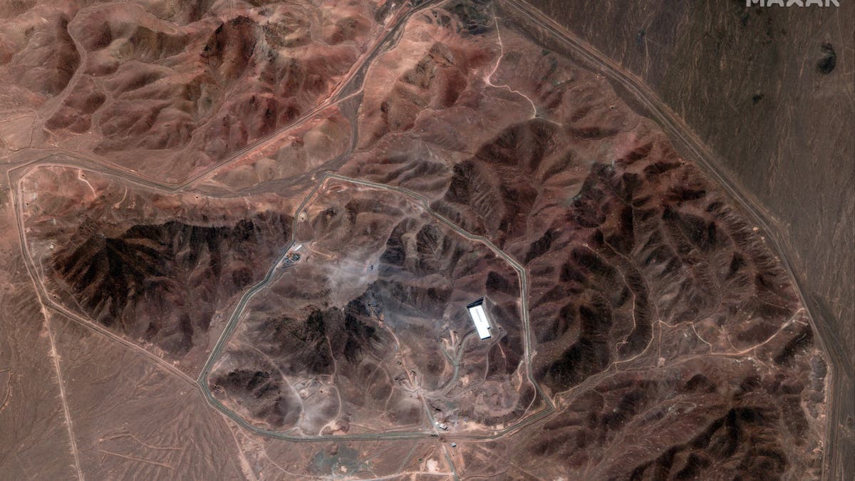 Satellite view of Fordow enrichment facility