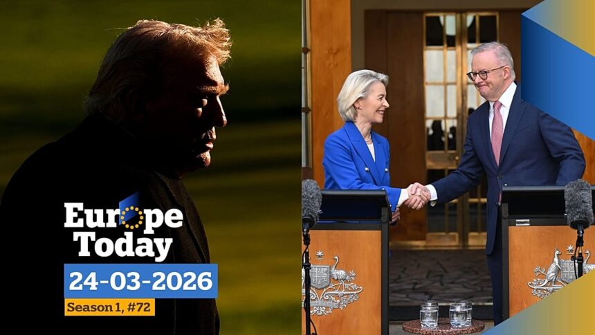 Trump backs down on ultimatum as EU seals trade deal with Australia