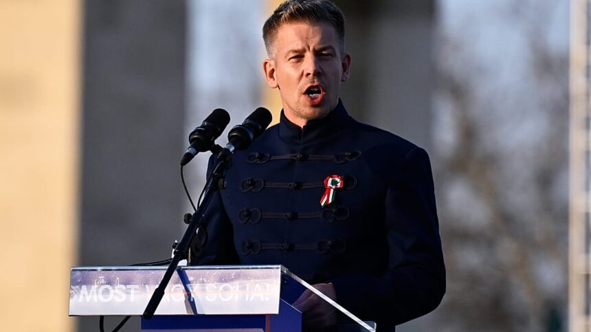 Hungary’s Péter Magyar accuses secret services of targeting his party