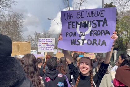 Marches take place across Europe to mark International Women’s Day