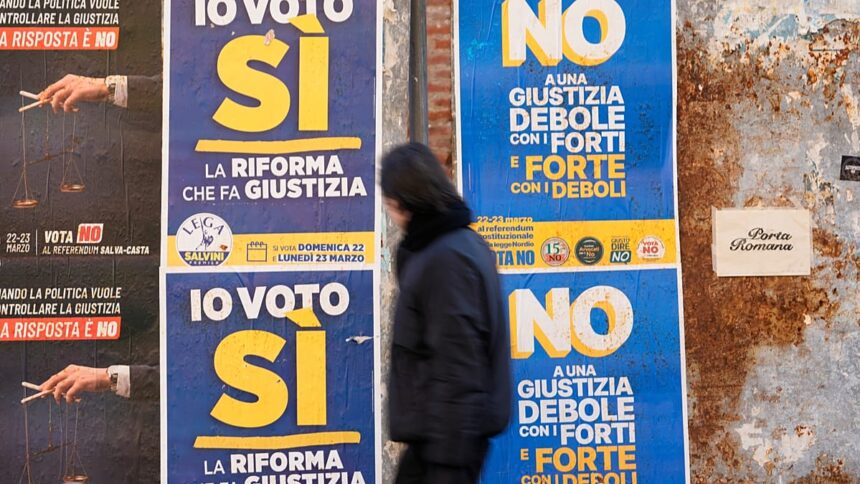 Italy votes on justice referendum, a key test for Meloni’s government