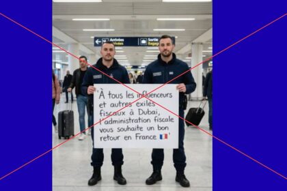 Did French border guards mock influencers returning from Dubai?