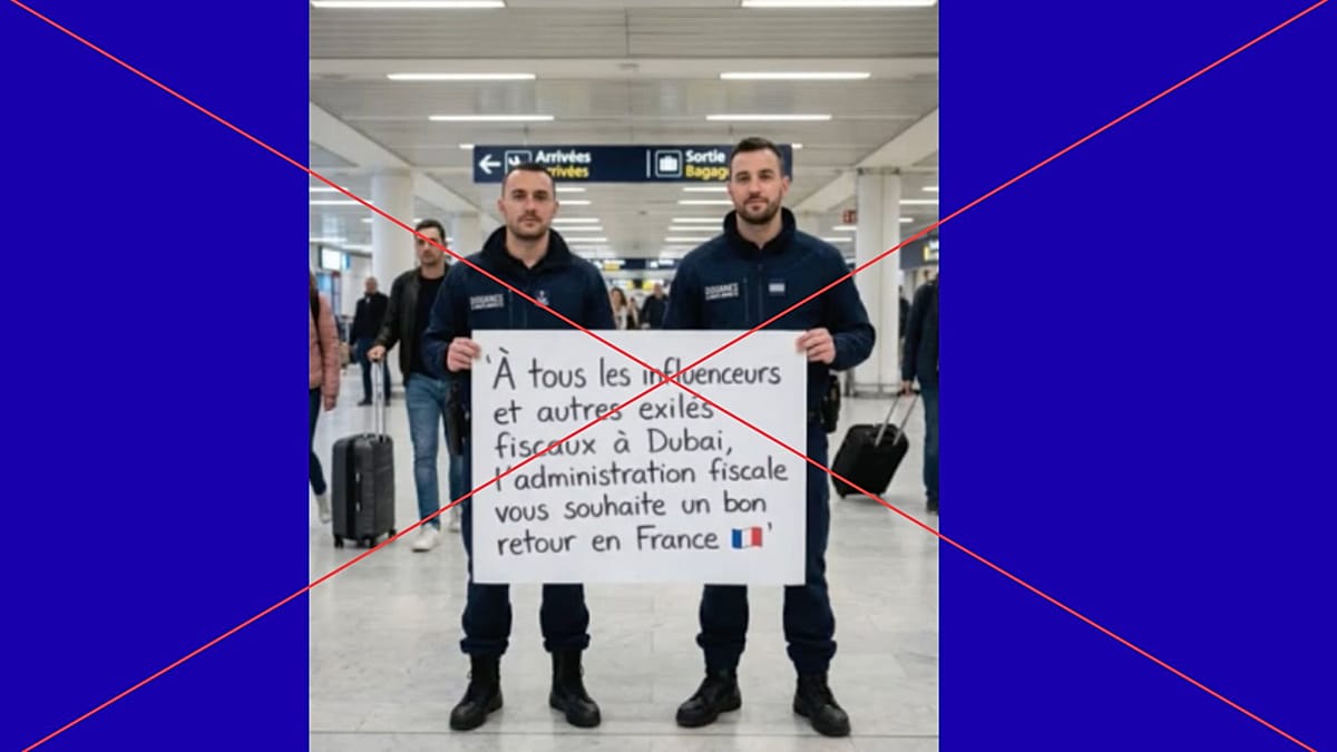 Did French border guards mock influencers returning from Dubai?