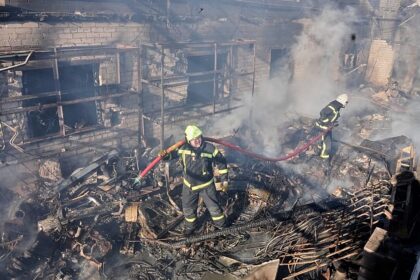 Russian strikes kill at least four people in Ukraine’s Kyiv region