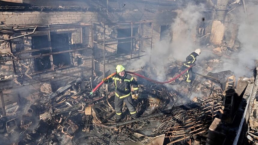 Russian strikes kill at least four people in Ukraine’s Kyiv region