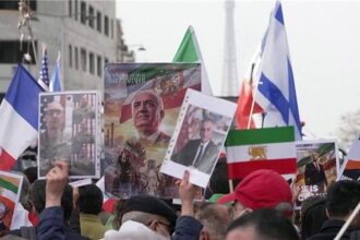 Protesters come out for Iran in spots across Europe
