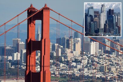 California’s hardest-working — and laziest — cities revealed in new ranking