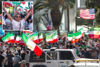 Iranian-Americans celebrate in streets of LA —blasting Dems for ‘war’ remarks: ‘It’s a rescue mission’