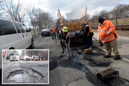 Exclusive | Hundreds more highway repairers needed to fix NYC’s ‘deadly’ pothole problem: unions