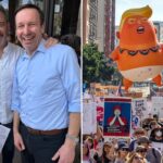 Sen. Chris Murphy roasted for posing with Jimmy Kimmel at No Kings protest thousands of miles from home state
