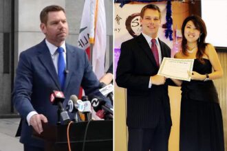 Eric Swalwell insists Chinese spy case ‘is closed’ at bizarre press conference as FBI digs up files