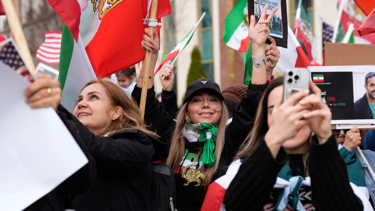 Iranian American woman with hair uncovered