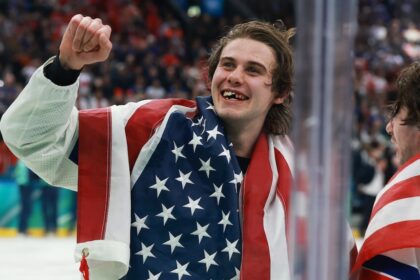 US Olympic hockey hero Jack Hughes opens up about support for women’s team amid backlash over Trump’s joke