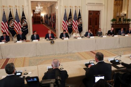 Trump sets sights on NIL regulation, SCORE Act at college sports roundtable, teases another executive order