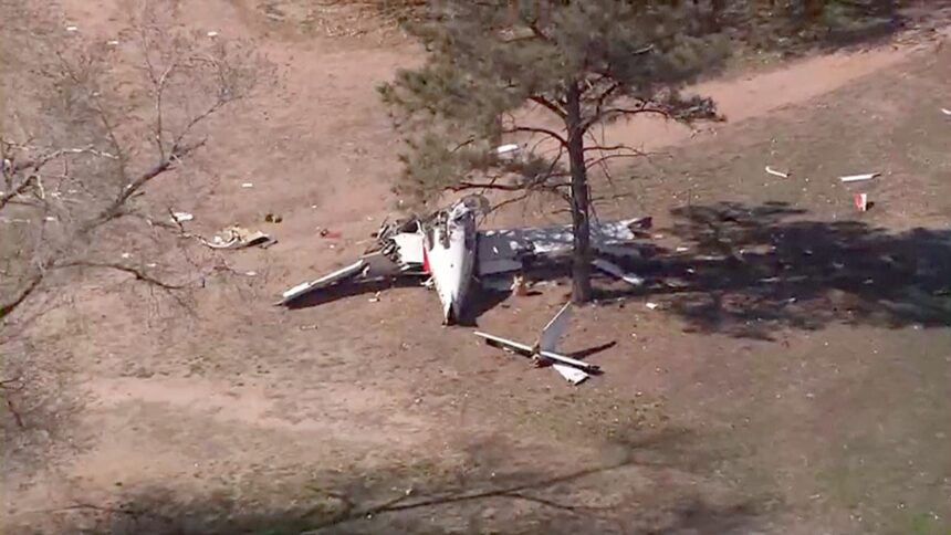 Emergency landing ends in tragedy as plane crashes on New Mexico golf course