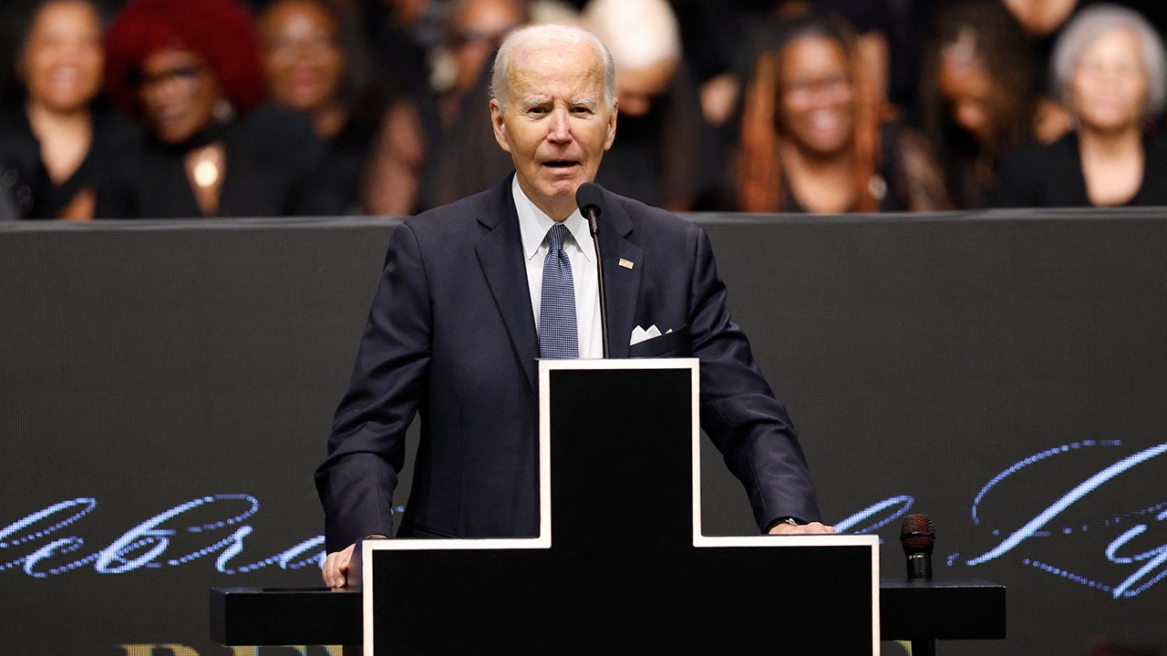 Biden says ‘I’m a h— of a lot smarter than most of you’ to crowd at Jesse Jackson’s funeral