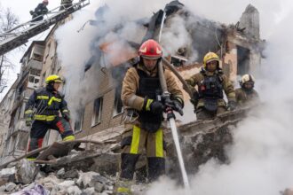 Russian missile strike kills 10 in Ukraine as Trump says ‘hatred’ between countries complicating peace deal