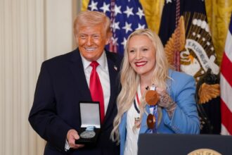 Olympic legend who gave Order of Ikkos medal to Trump opens up about aligning with MAGA and political backlash