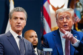 Trump questions Newsom’s fitness for White House, citing his dyslexia