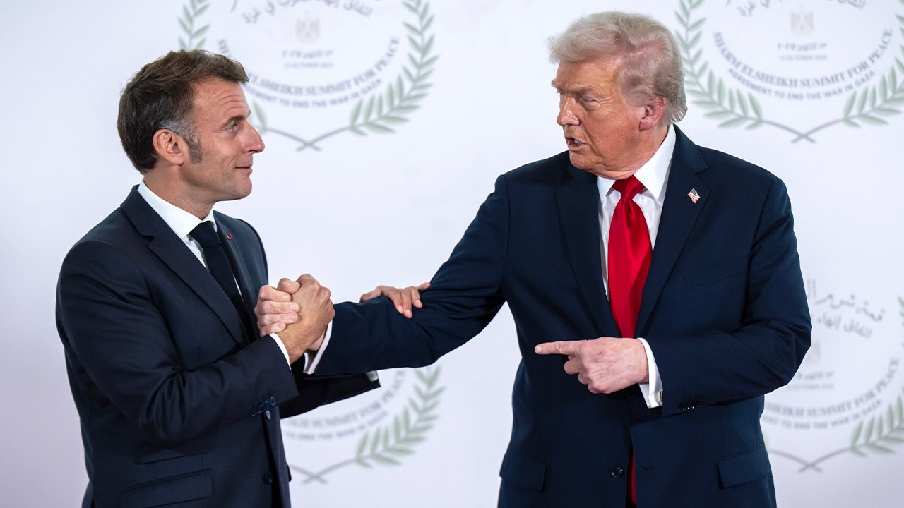 Trump rates Macron ‘an 8’ as France and US split over Middle East strategy
