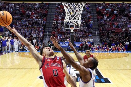 St John’s sends Kansas packing with dramatic buzzer-beating layup in NCAA Tournament