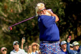 John Daly calls himself a ‘jacka–‘ after falling down desert hill during tournament