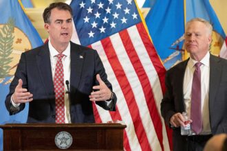 Oklahoma Gov Kevin Stitt announces who he’s tapping to replace Markwayne Mullin in the US Senate