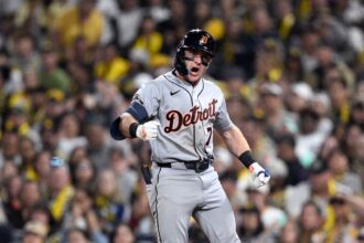 MLB top prospect shares hilarious moment with veteran who robbed his home run after four-hit MLB debut