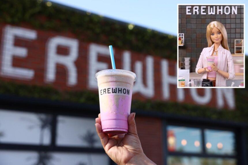 Celebrate Barbie’s birthday with a new pink Erewhon smoothie
