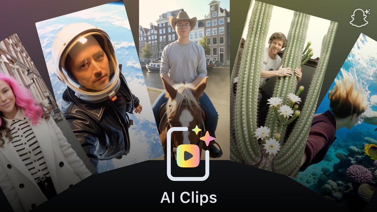 Turn a Photo Into a 5-Second Video With Snapchat’s AI Clips Feature