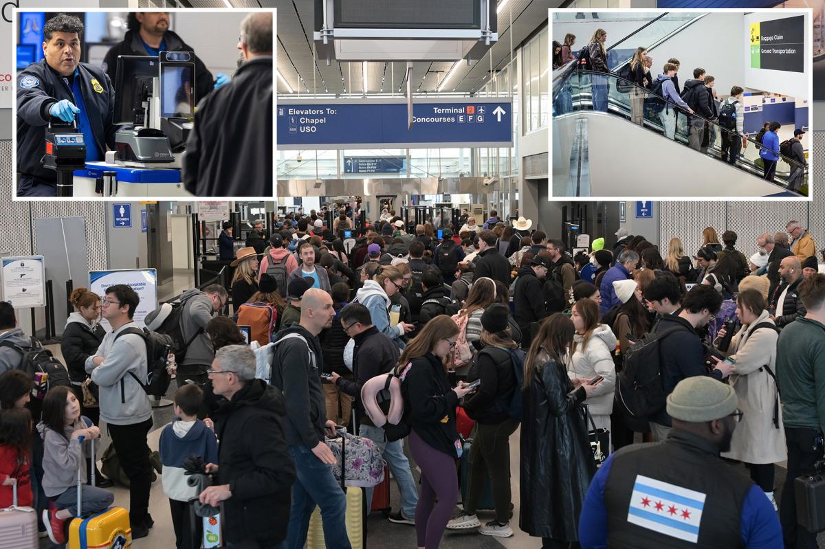 Spring break travelers face hourslong airport security lines, risk of airport closures with no end in sight for Dem DHS shutdown