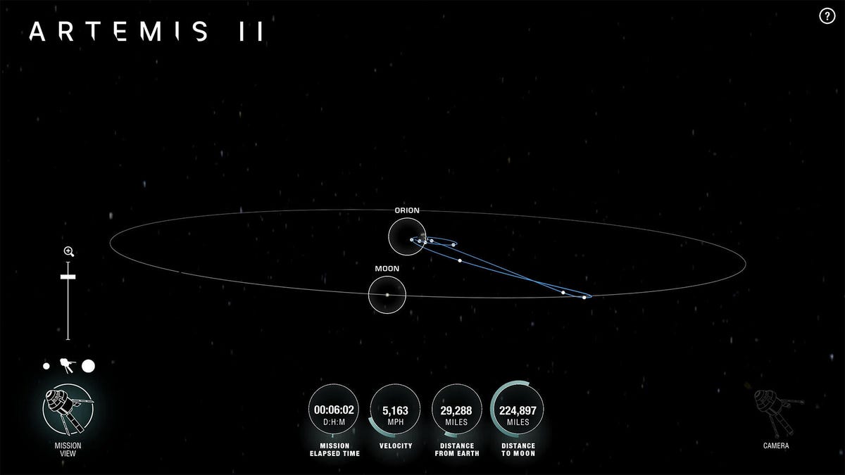 Here’s How to Track the Artemis II Mission in Real Time With NASA’s New Tool
