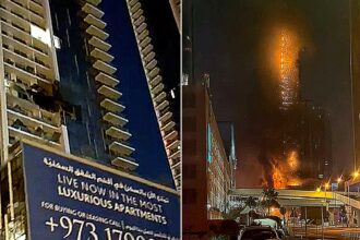 Stranded American in Bahrain recounts surviving reported Iranian strike on high-rise building, pleads for help