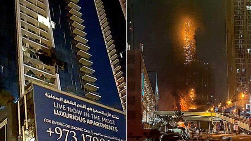 Stranded American in Bahrain recounts surviving reported Iranian strike on high-rise building, pleads for help