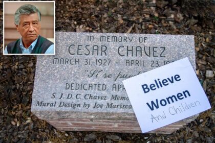 Cesar Chavez erased across California as statues fall, streets renamed and murals wiped