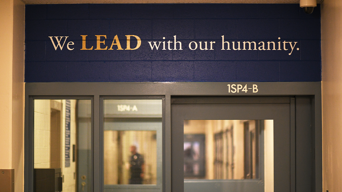 An exterior view of the Van Cise-Simonet Detention Center in Denver, Colorado