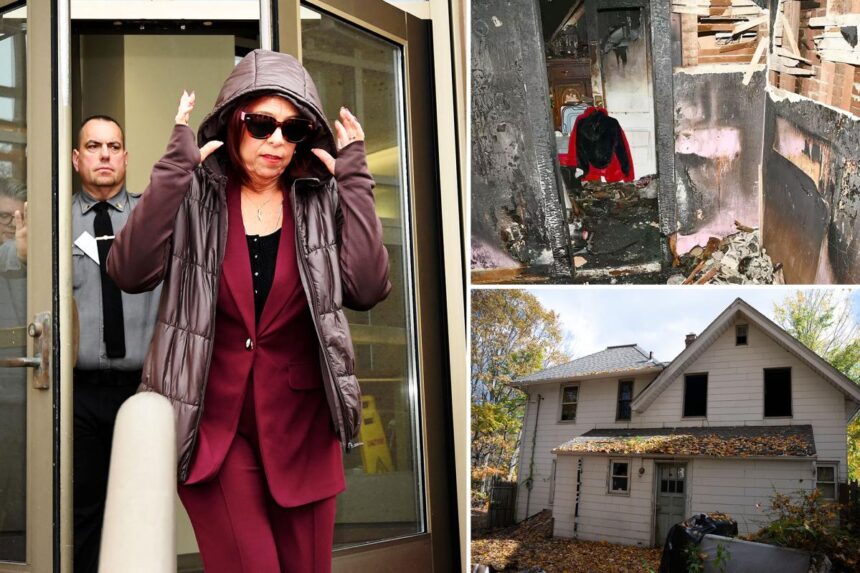 Connecticut ‘house of horrors’ wicked stepmom hides face for hearing on anniversary of arrest